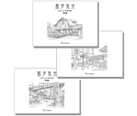 ポストカード「散歩気分」 第1集〜第3集