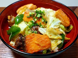 recepiM2010_鮭のピリ辛丼